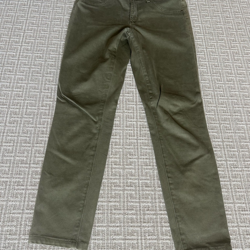 AG Adriano Goldschmied Khaki Straight Leg Women's Jeans